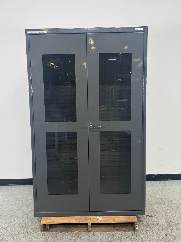 Image of Uline Double Door Glass Cabinet